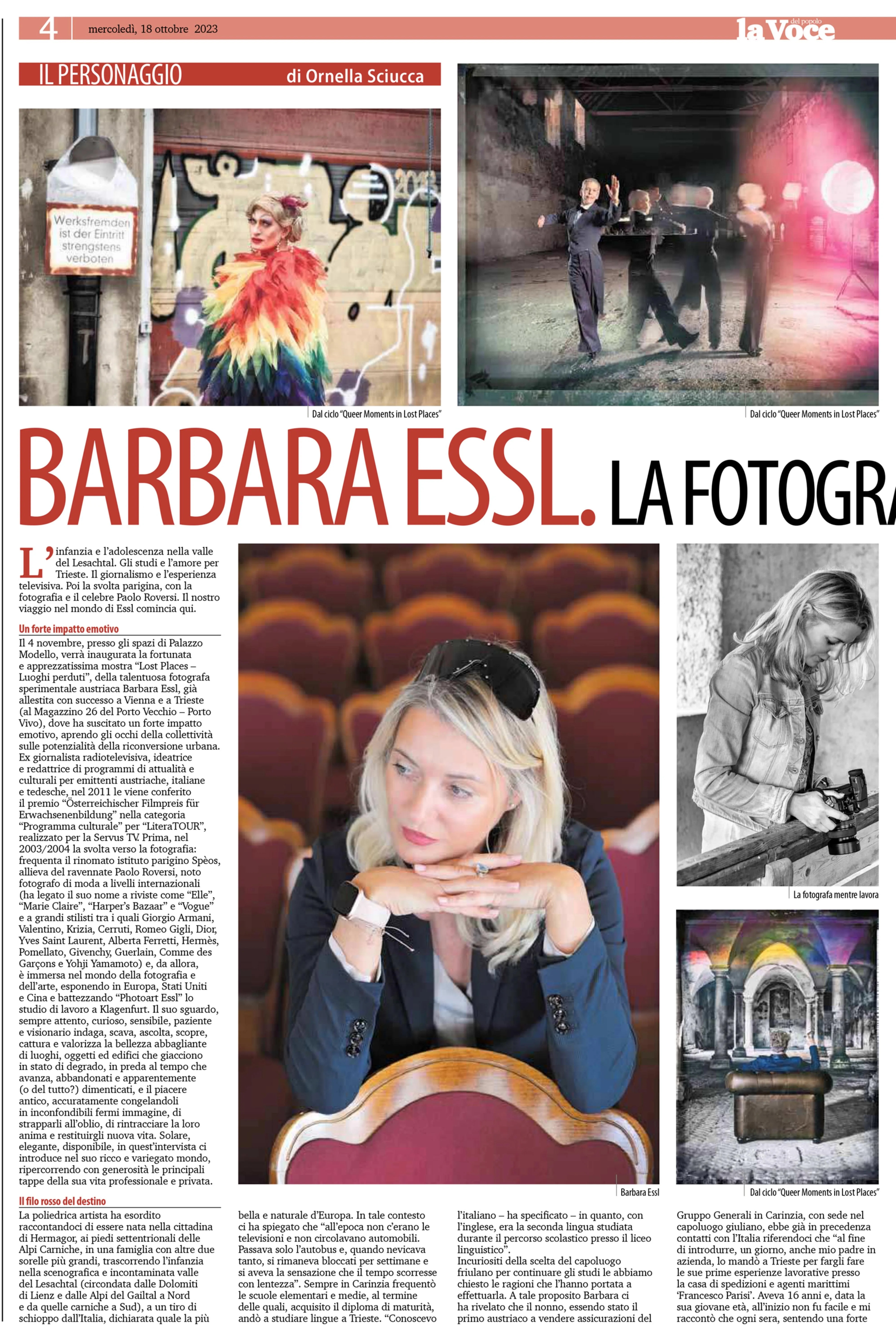La Voce del Popolo — Lost Places photographs from the article.