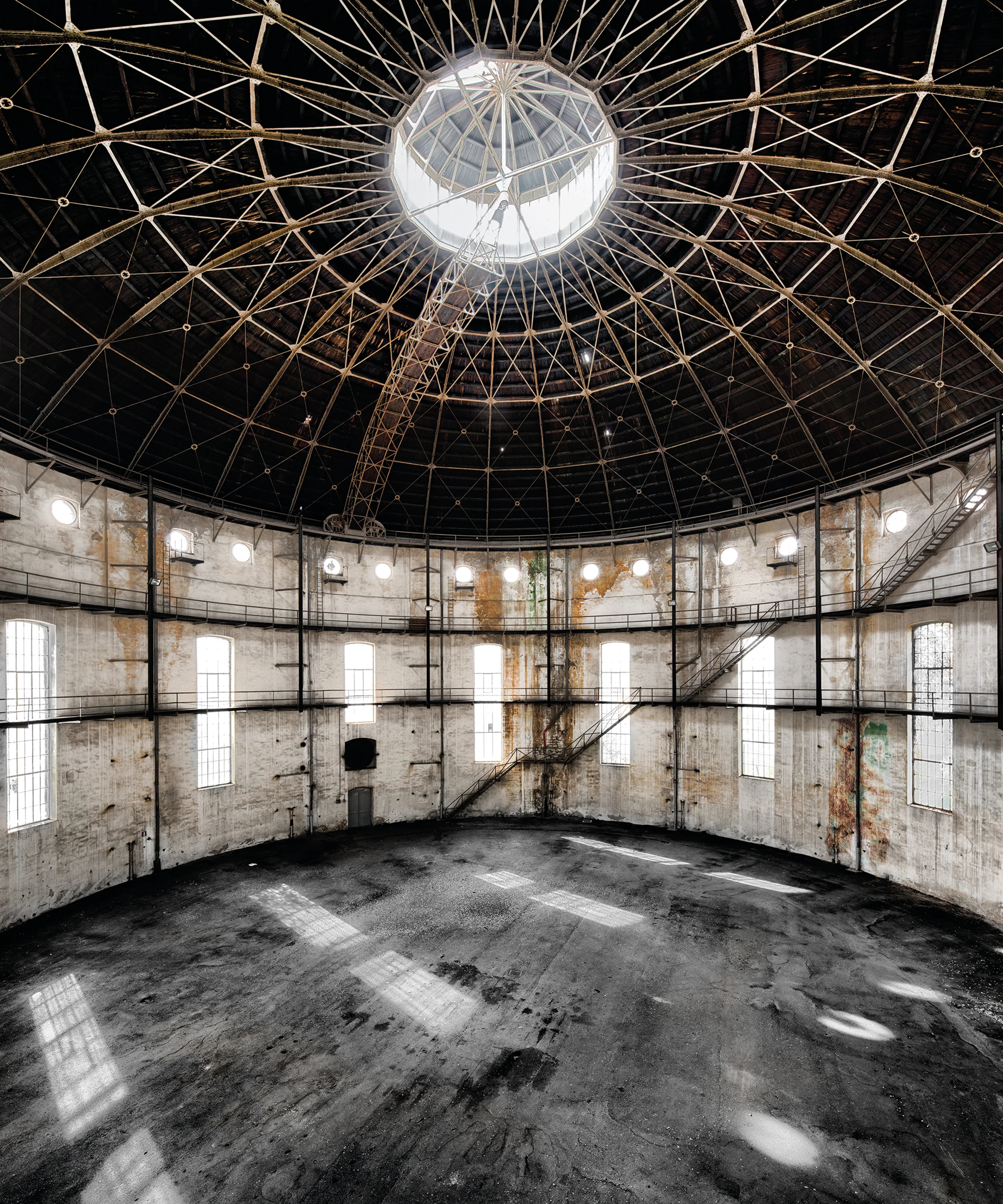 Gasometer Broletto innen, Triest, © 2018